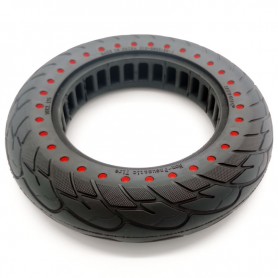 Rueda maciza ultraligera 10x2.125 Puntos rojos Rueda maciza ultraligera 10x2.125 Puntos rojos